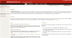 Desktop Screenshot of news.warpevents.eu